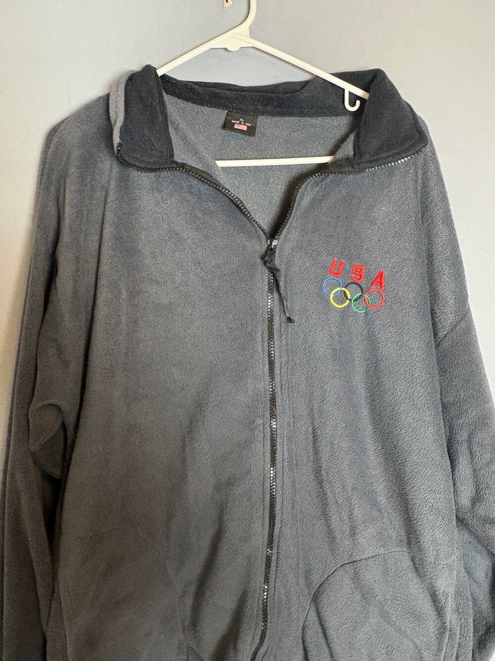 USA Olympic Fleece Jacket XL Read